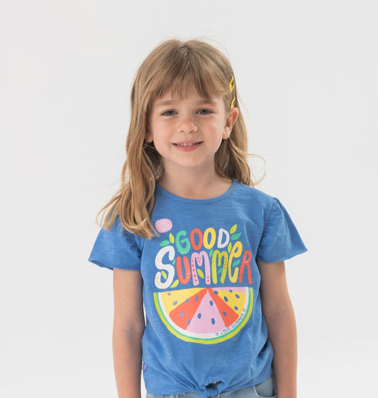 Conjunto colores blusa leggings para mini niña