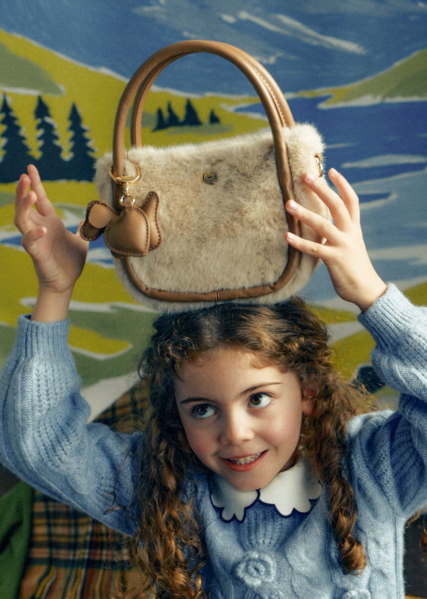 Bolso pelo charms