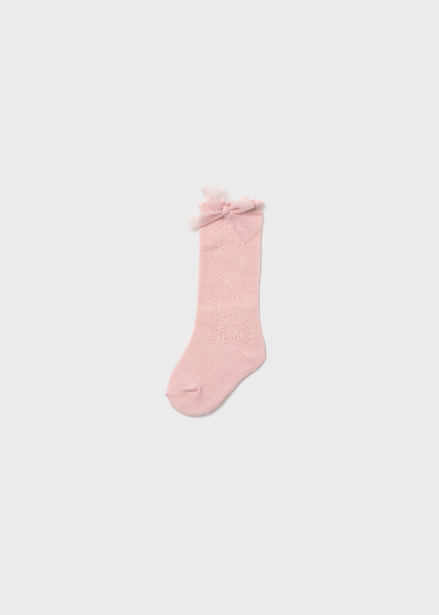 Calceta moño rosa bebé niña – Petite Luné Moda Infantil