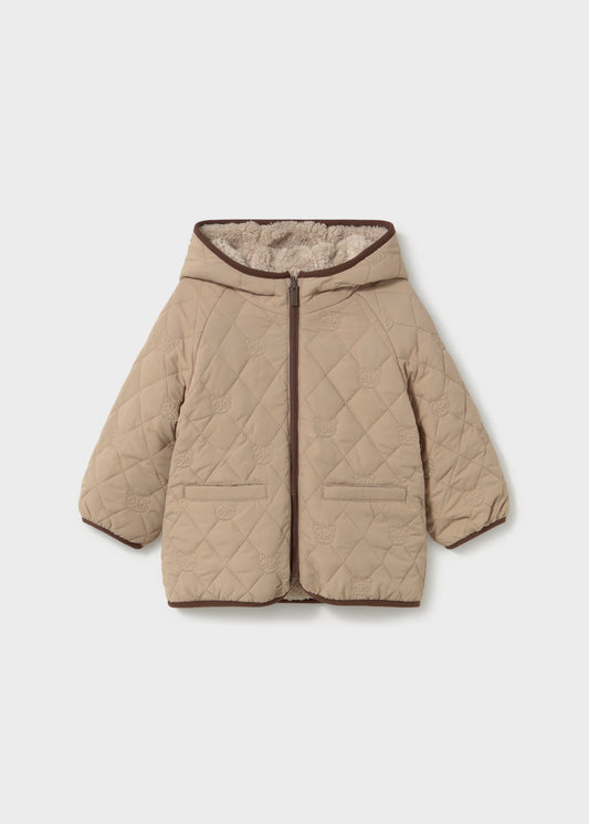 Chamarra borrego reversible bebé niño