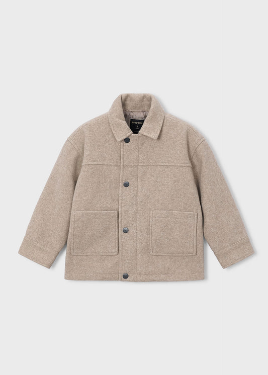 Abrigo beige mini niño