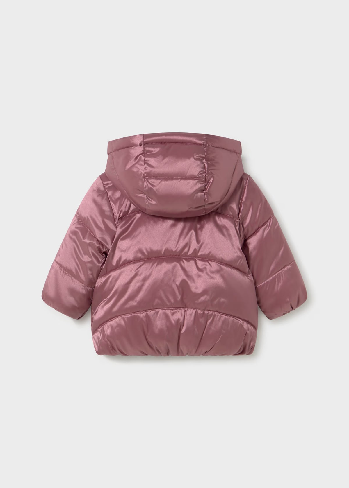 Chamarra violeta reversible bebé niña