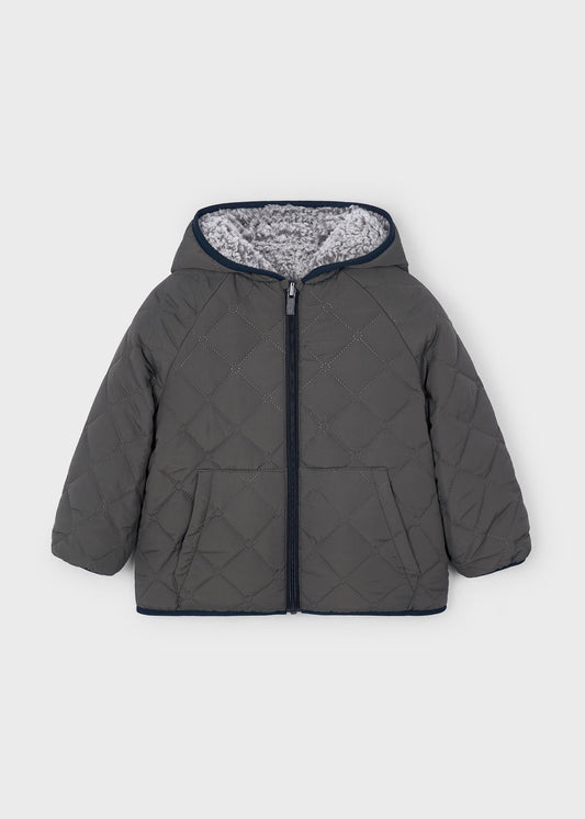 Chamarra reversible borrego mini niñ@
