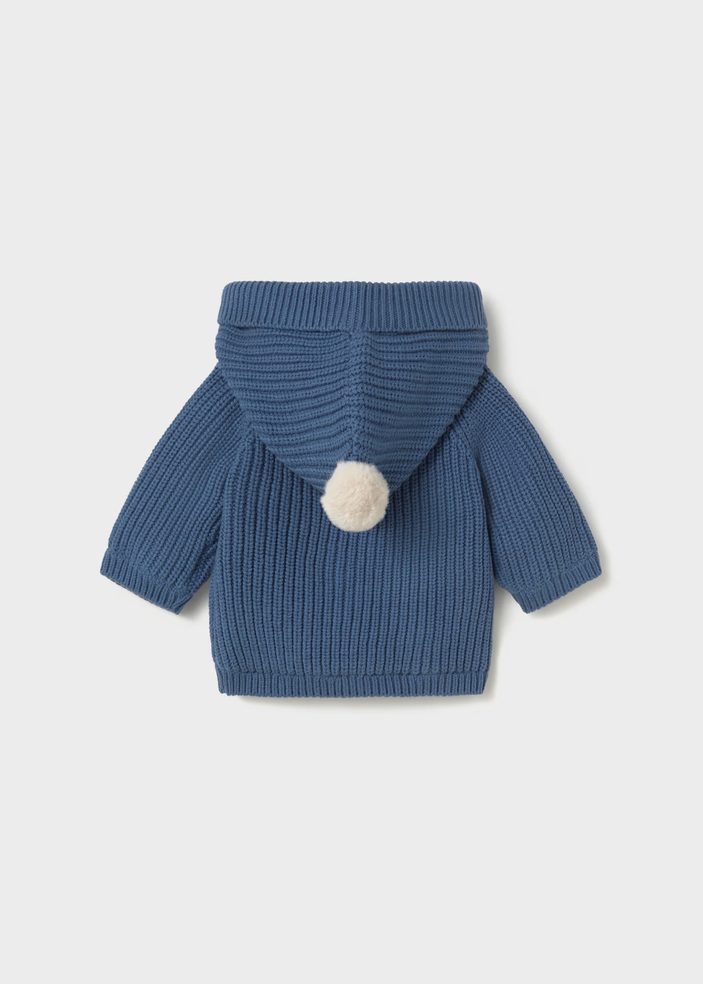 Chamarra tricot azul recién nacido
