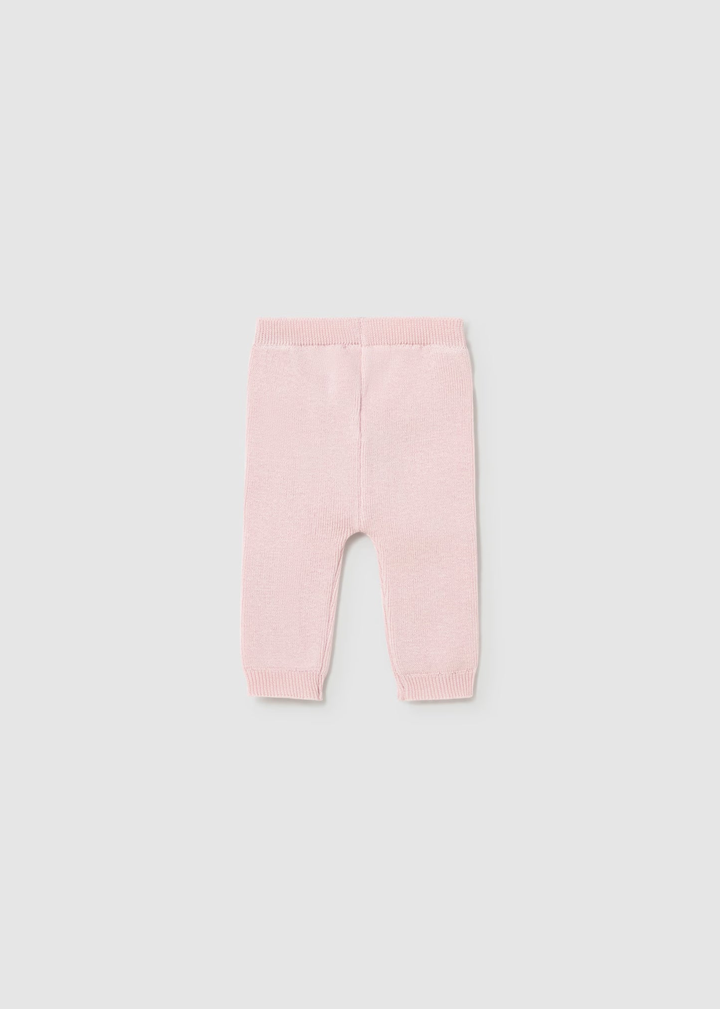 Conjunto rosa 3 piezas tricot recién nacida