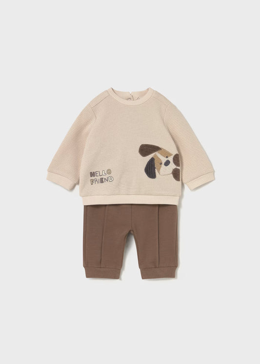 Conjunto 4 piezas perrito recién nacido