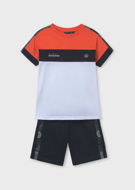 Conjunto playera con short niño jr