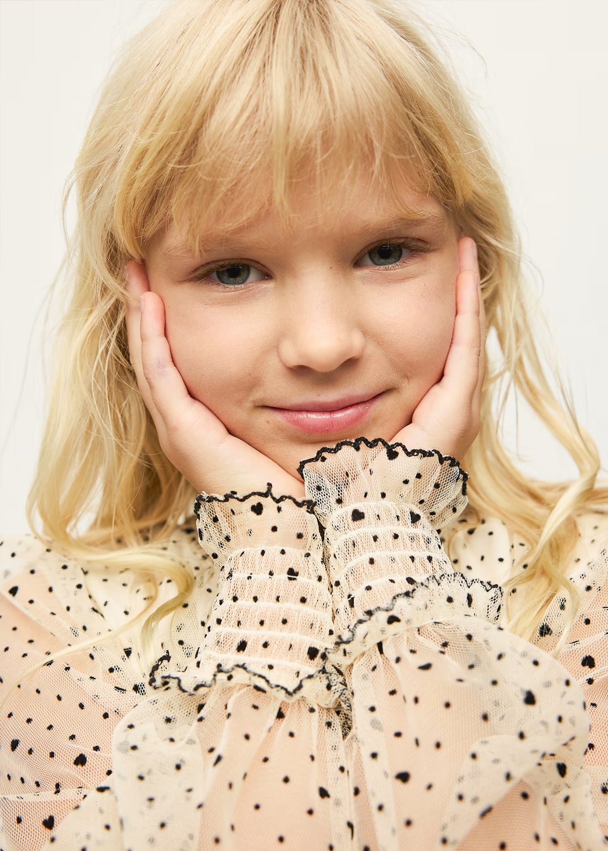 Conjunto falda y blusa plumeti niña jr