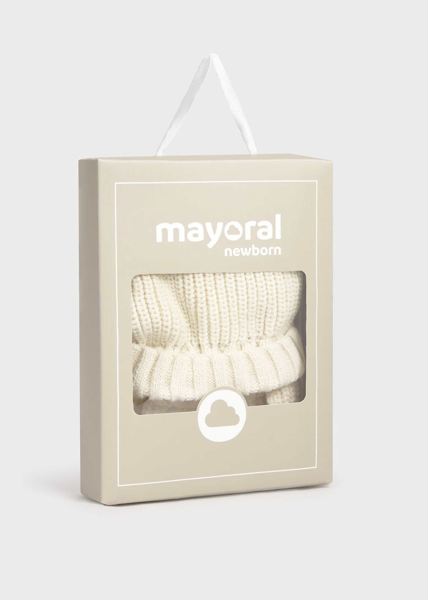 Conjunto gorro y guantes tricot unisex recién nacid@