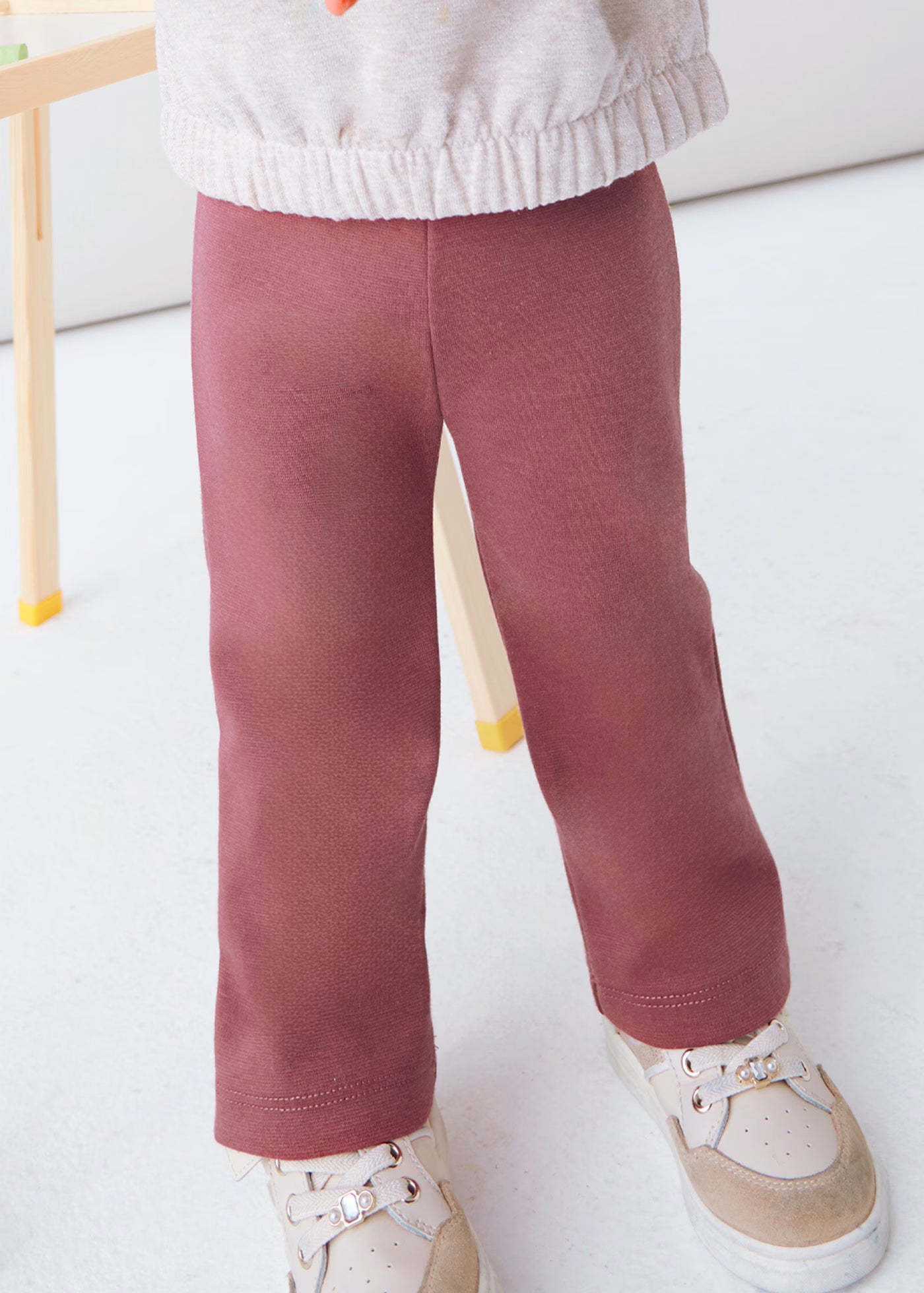 Conjunto legging campana y sudadera bebé niña
