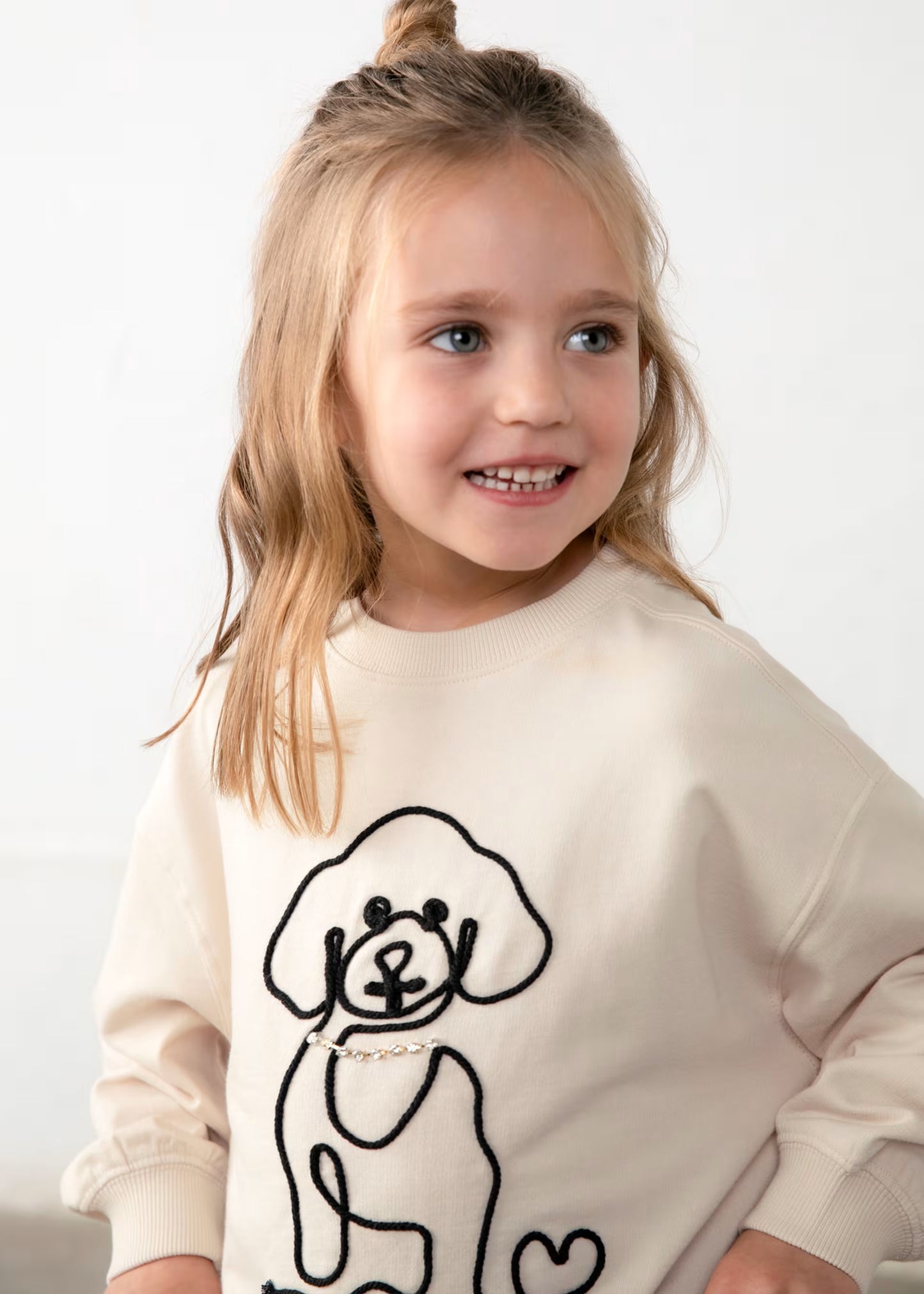 Conjunto legging y sudadera perro mini niña