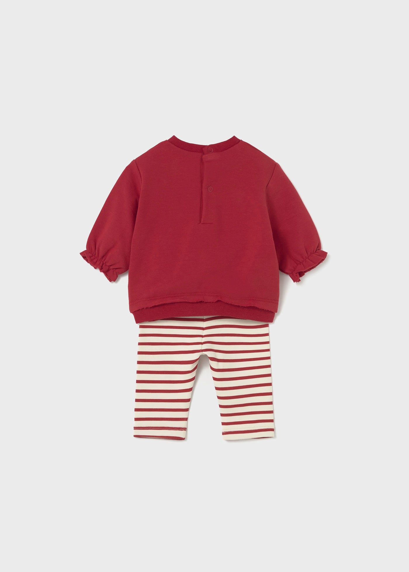 Conjunto leggings 4 piezas rojo recién nacida