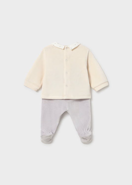 Conjunto playera y pantalón caballito recién nacido