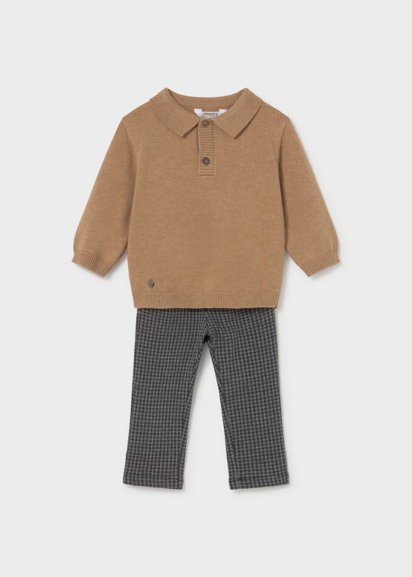 Conjunto pantalón con suéter bebé niño