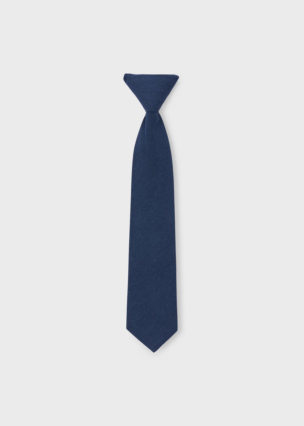 Corbata lino azul marino bebé niño y mini niño