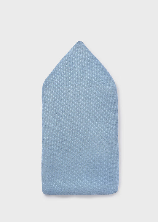Saco bebé tricot azul con borrega recién nacido