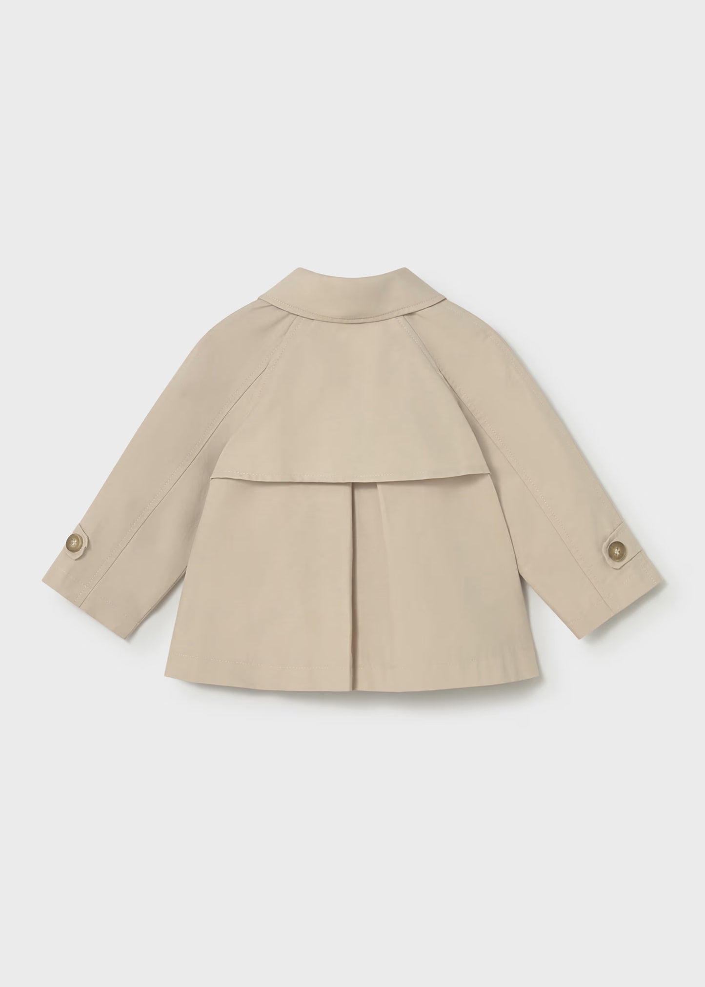 Gabardina beige bebé niña