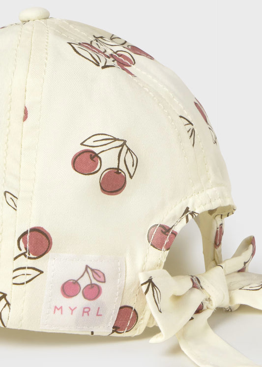 Gorra cerezas bebé niña