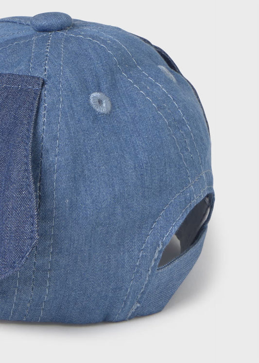 Gorra orejitas mezclilla recién nacido y bebé niño