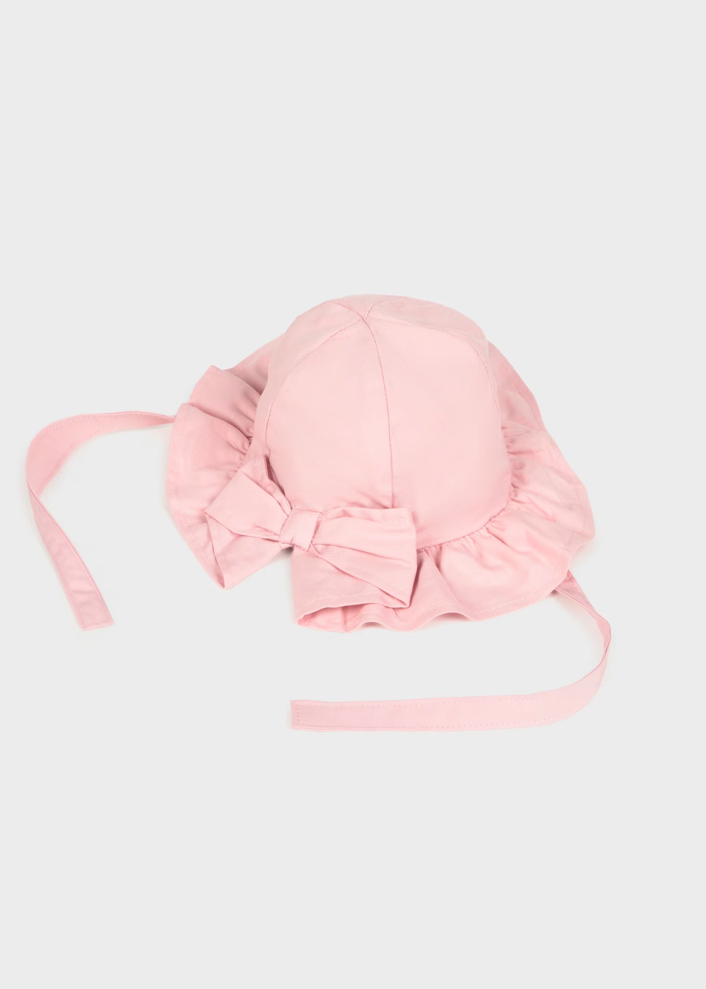 Gorro moño rosa recién nacida y bebé niña