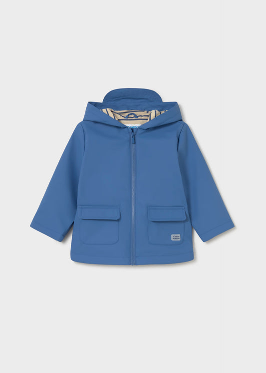 Impermeable azul bebé niño