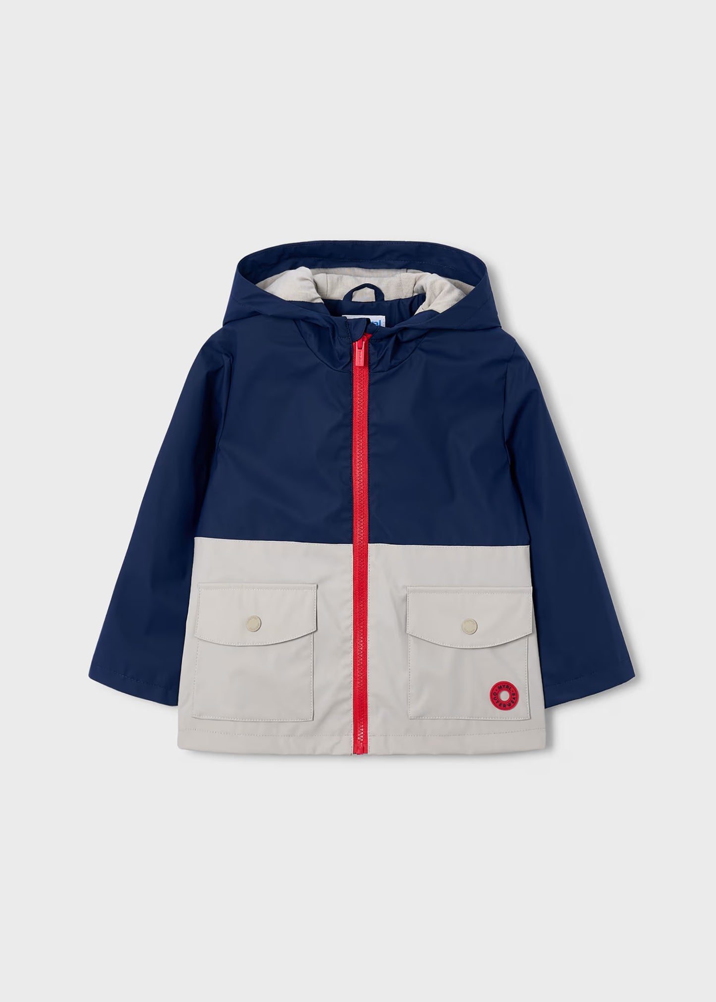 Impermeable azul marino mini niño