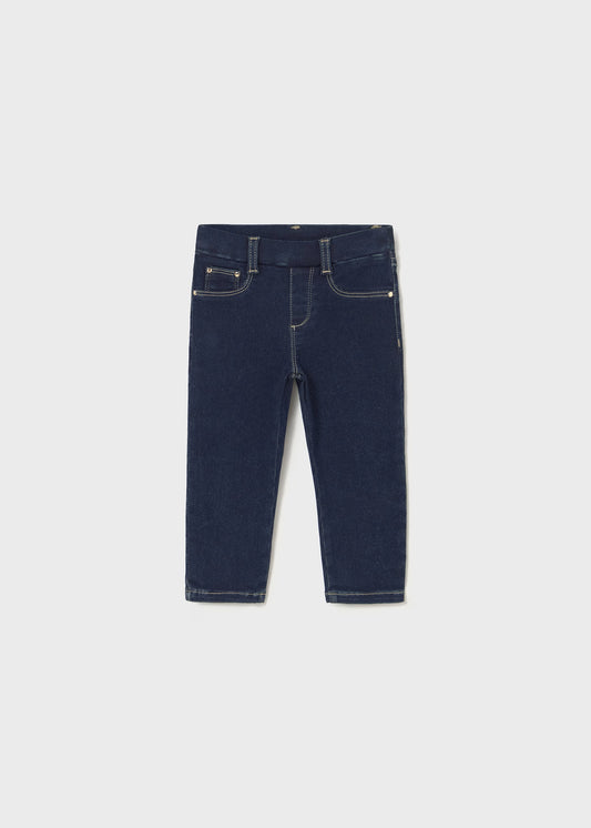 Pantalón mazclilla stretch bebé niña