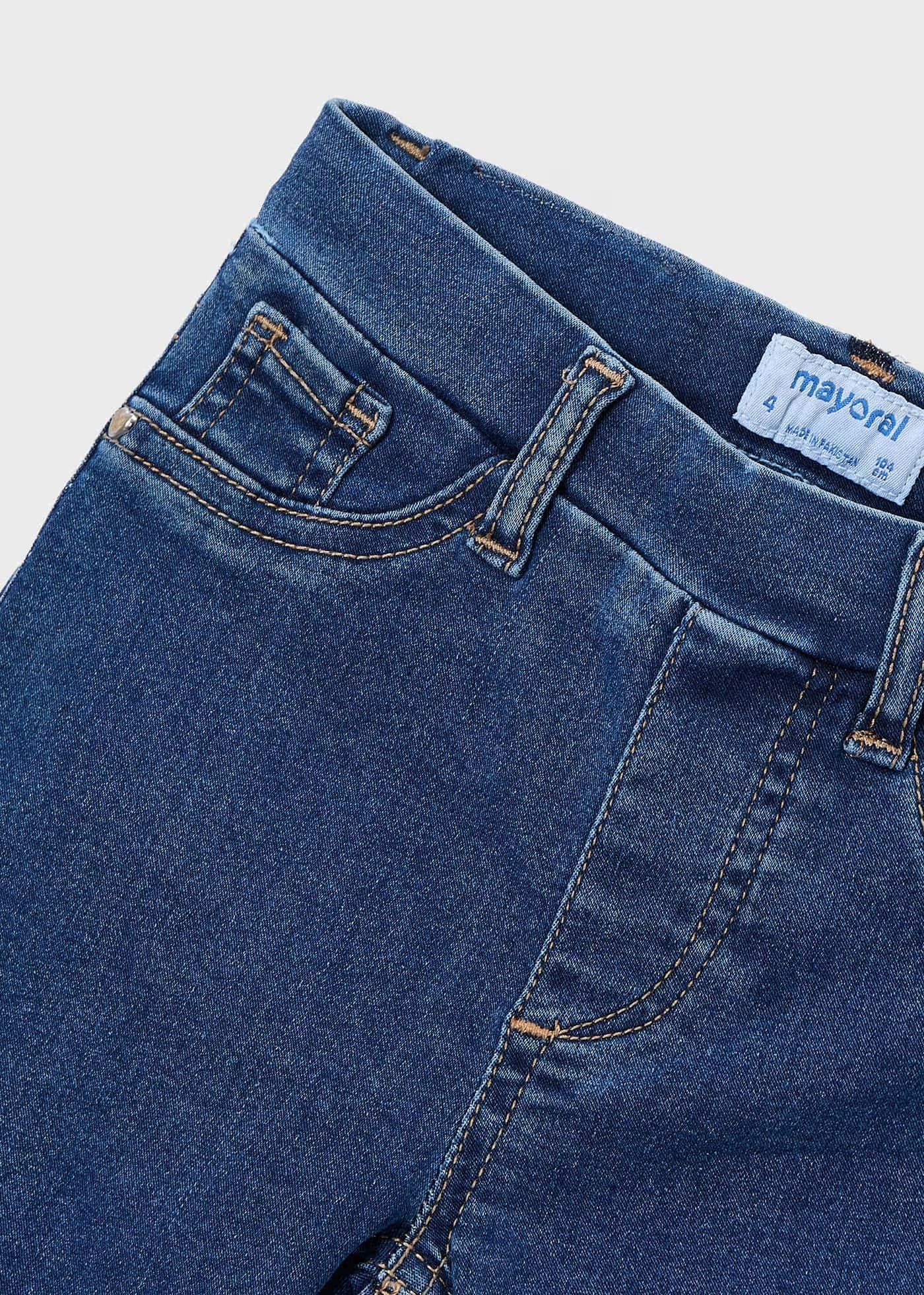 Pantalón mezclilla stretch azul mini niña