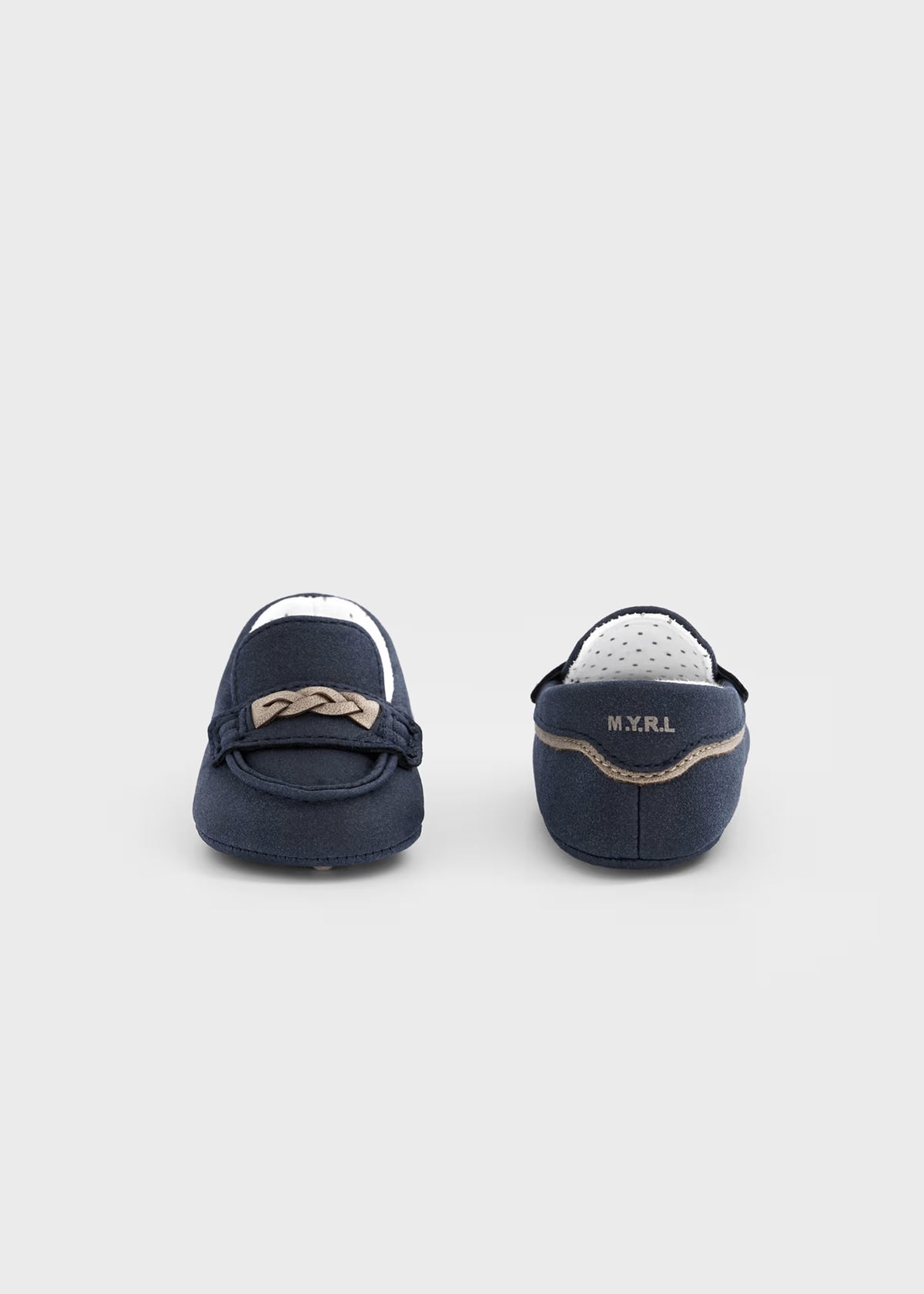 Mocasines Navy recién nacido