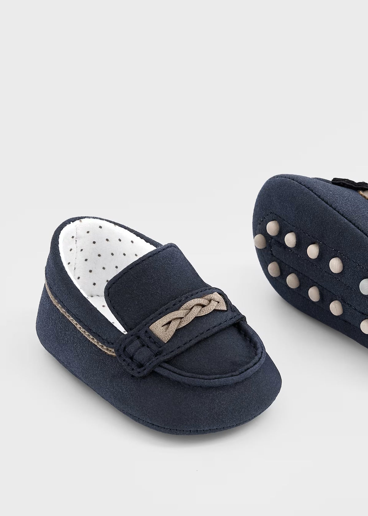 Mocasines Navy recién nacido