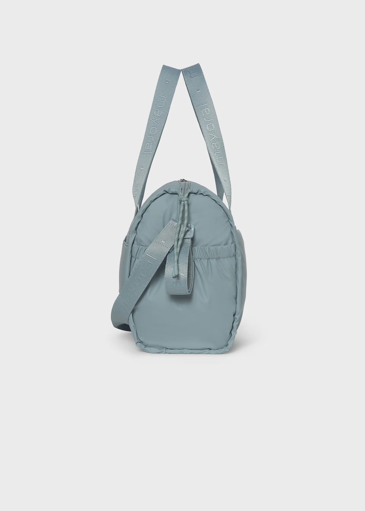 Bolso pañalera impermeable azul recién nacido