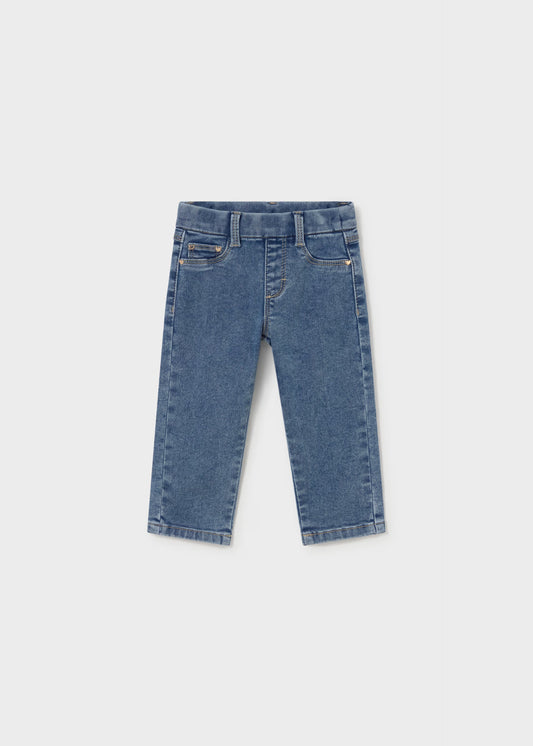 Pantalón de mezclilla básico bebé niña