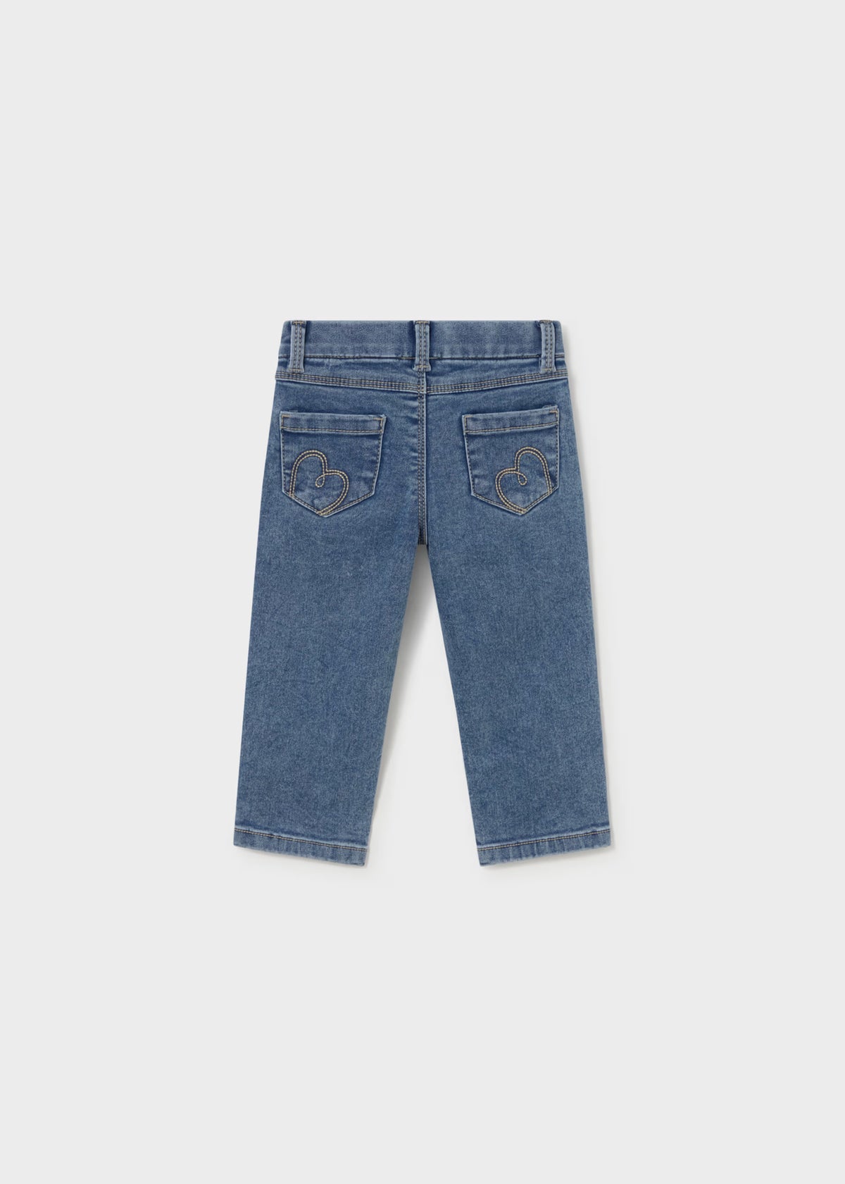 Pantalón de mezclilla básico bebé niña