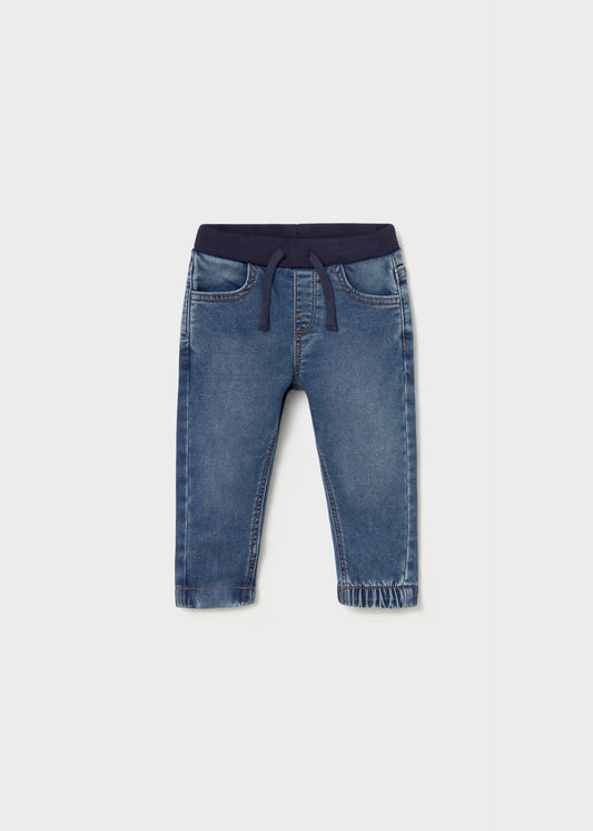 Pantalón jogger mezclilla bebé niño