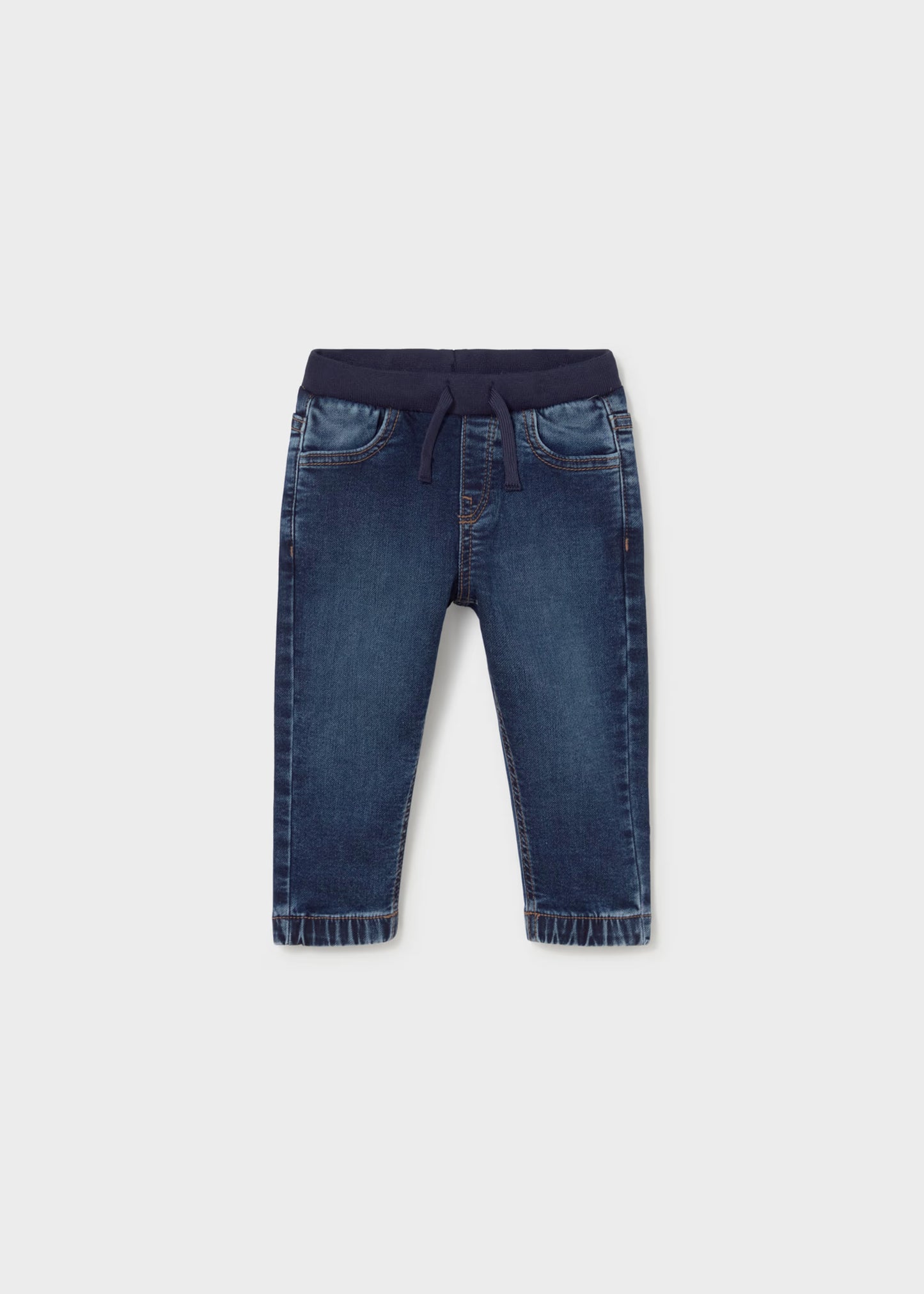 Pantalón jogger mezclilla oscuro bebé niño