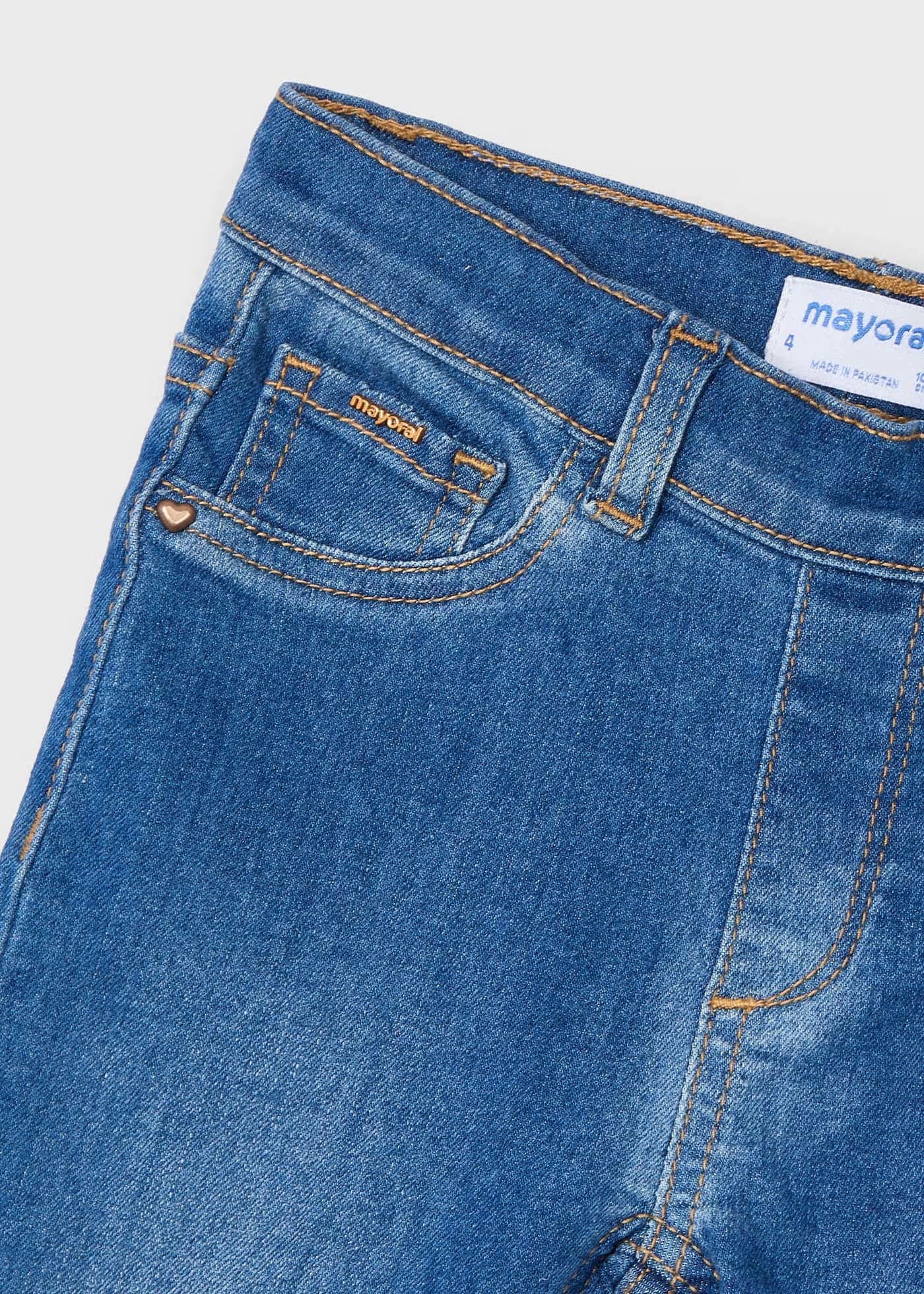 Pantalón de mezclilla mini niña