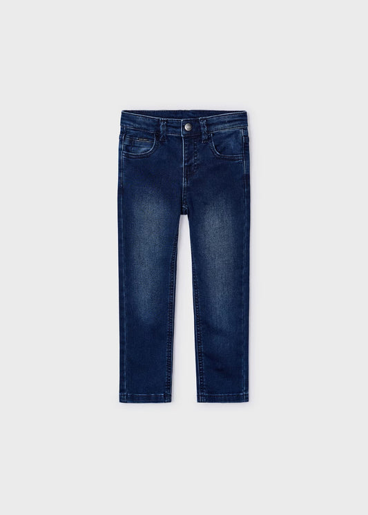 Pantalón mezclilla suave slim fit mini niño