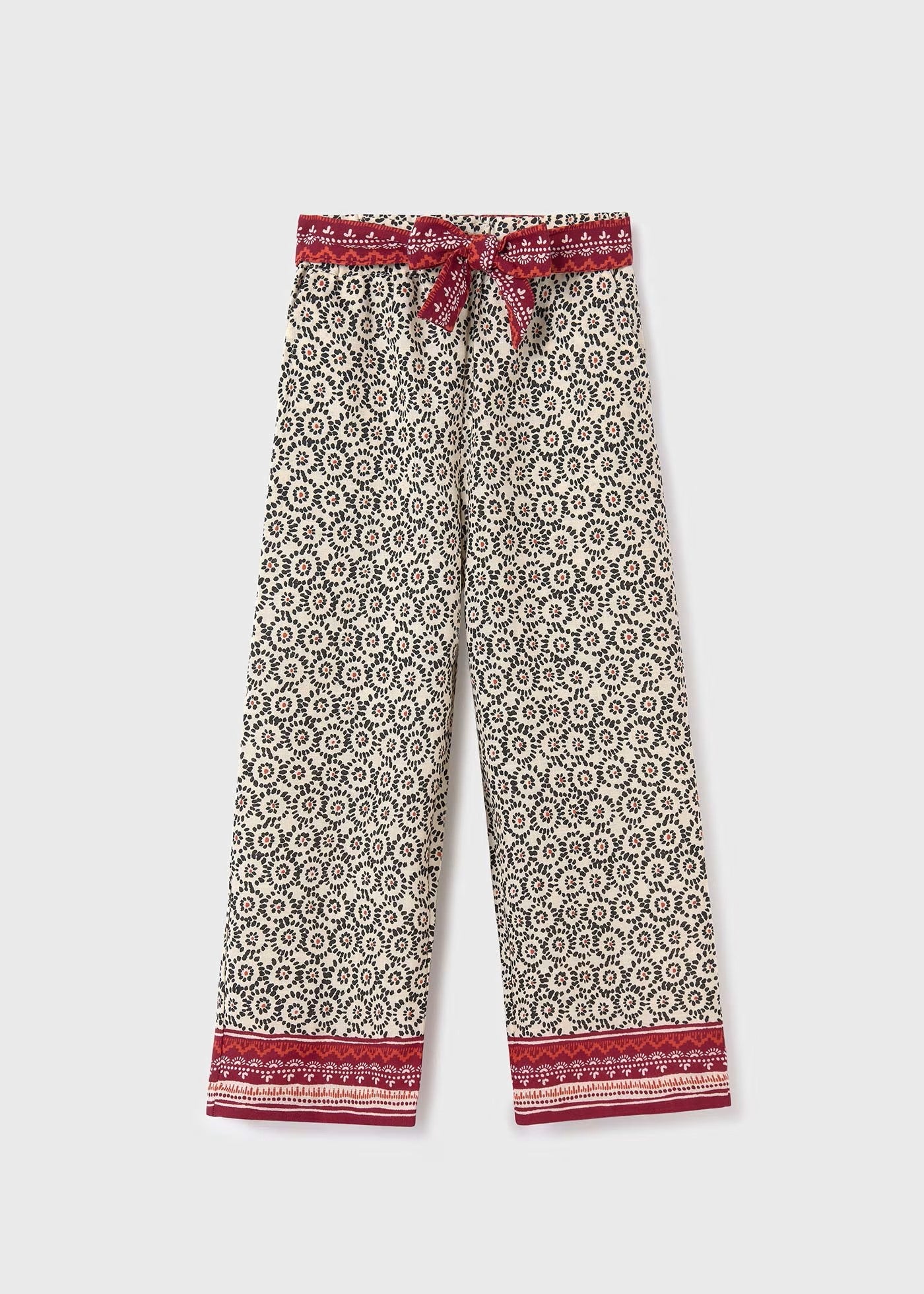 Conjunto blusa con pantalón estampado niña jr