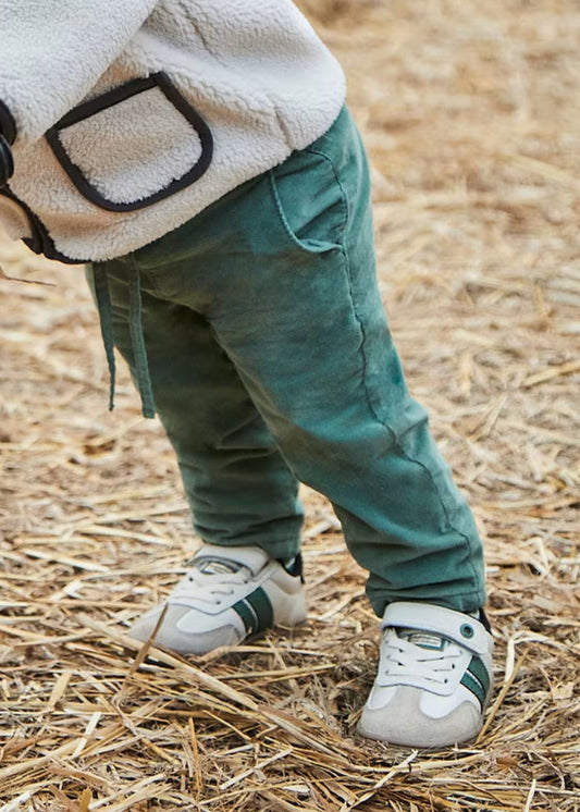 Pantalón verde micropana jogger bebé niño