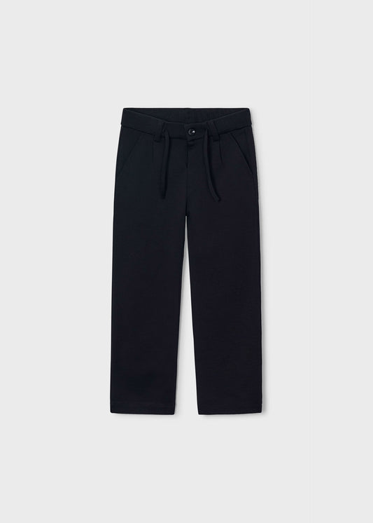 Pantalón smart confort negro mini niño