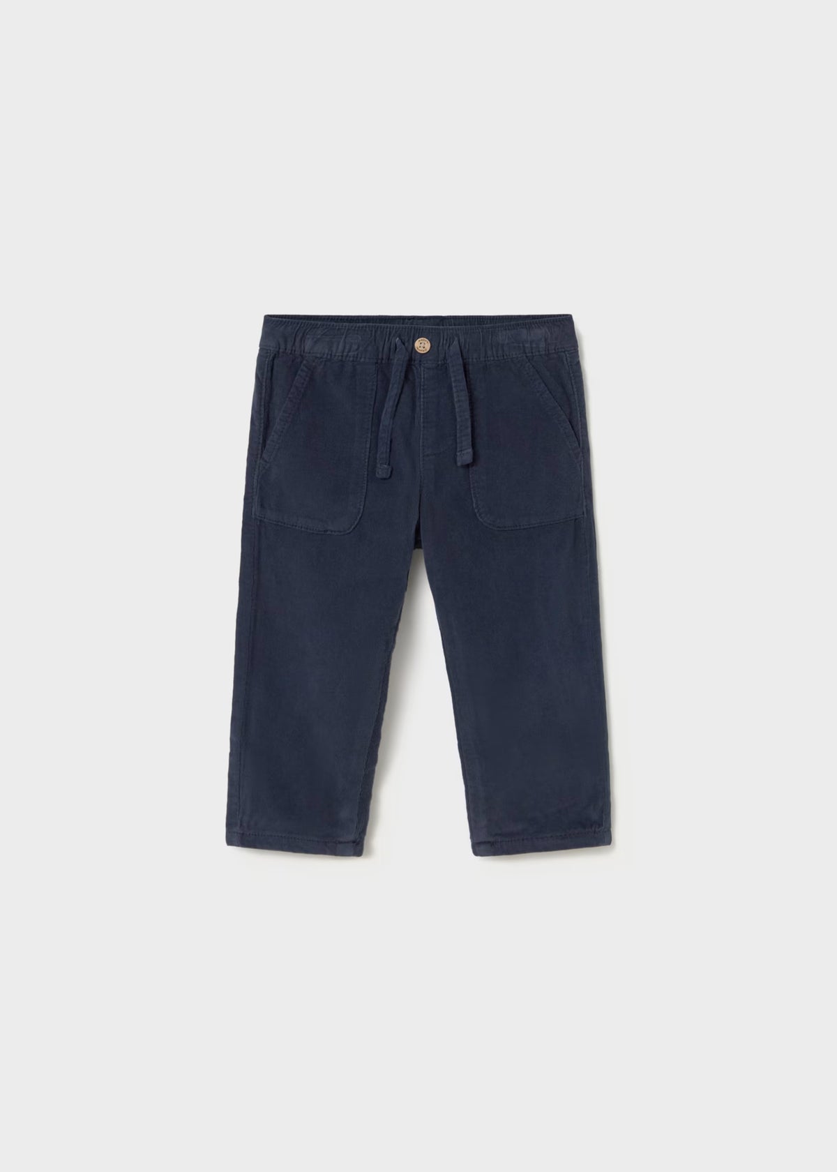 Pantalón micropana forrado azul marino bebé niño