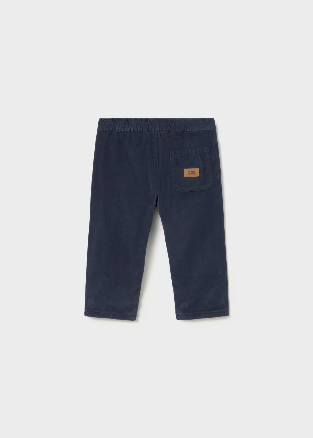 Pantalón micropana forrado azul marino bebé niño