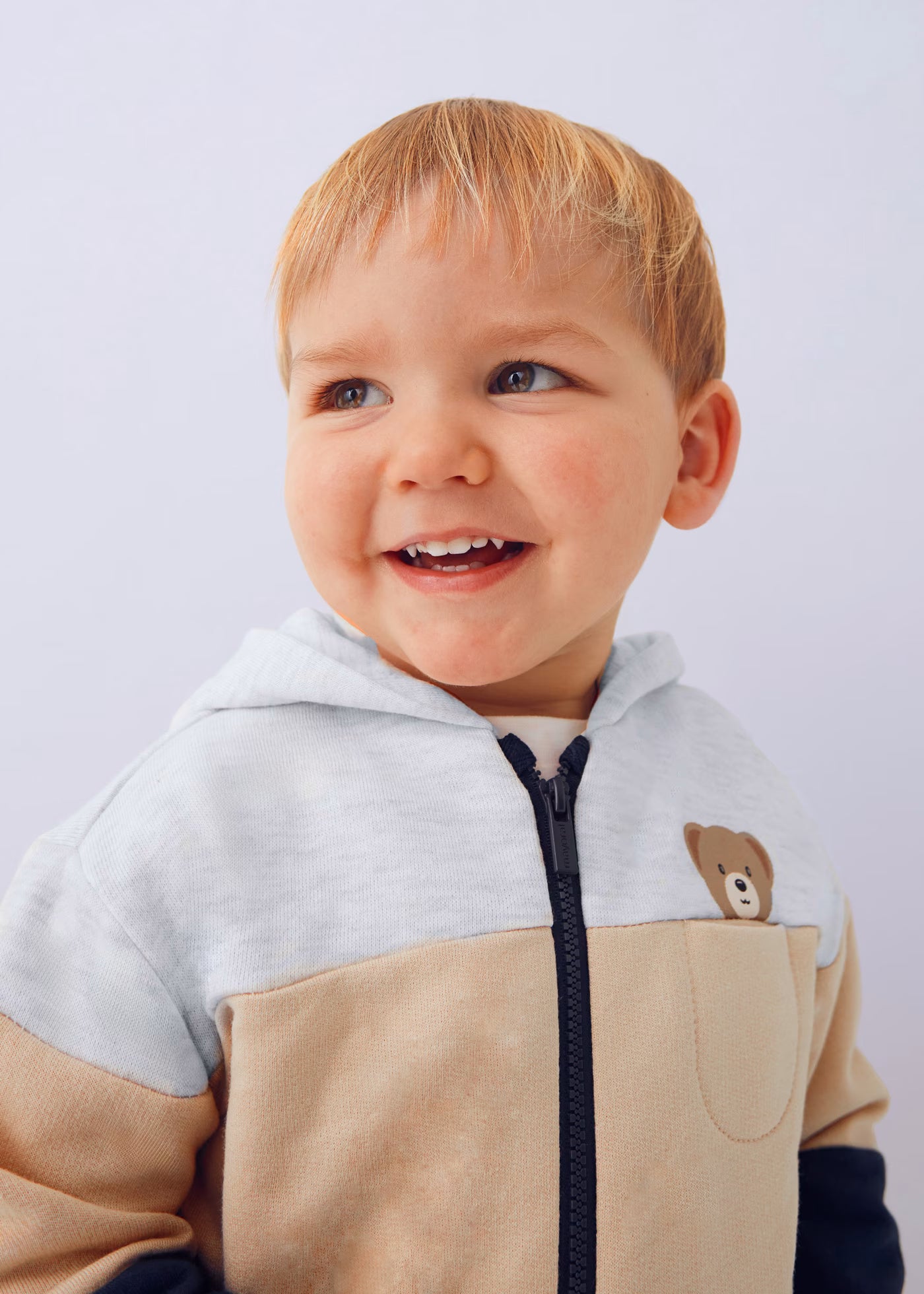 Conjunto de pants 3 piezas tricolor bebé niño