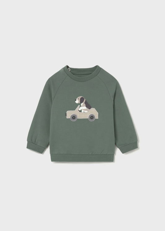 Conjunto de pants verde coche 3 piezas bebé niño