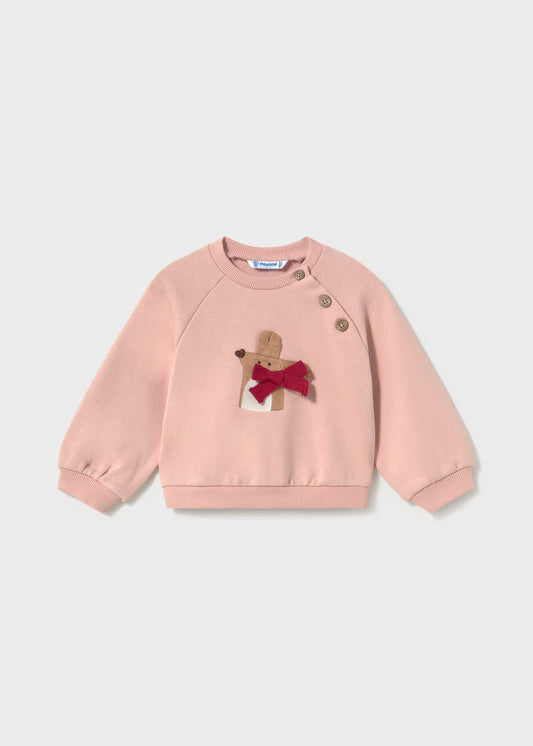 Conjunto de pants con chaleco bebé niña