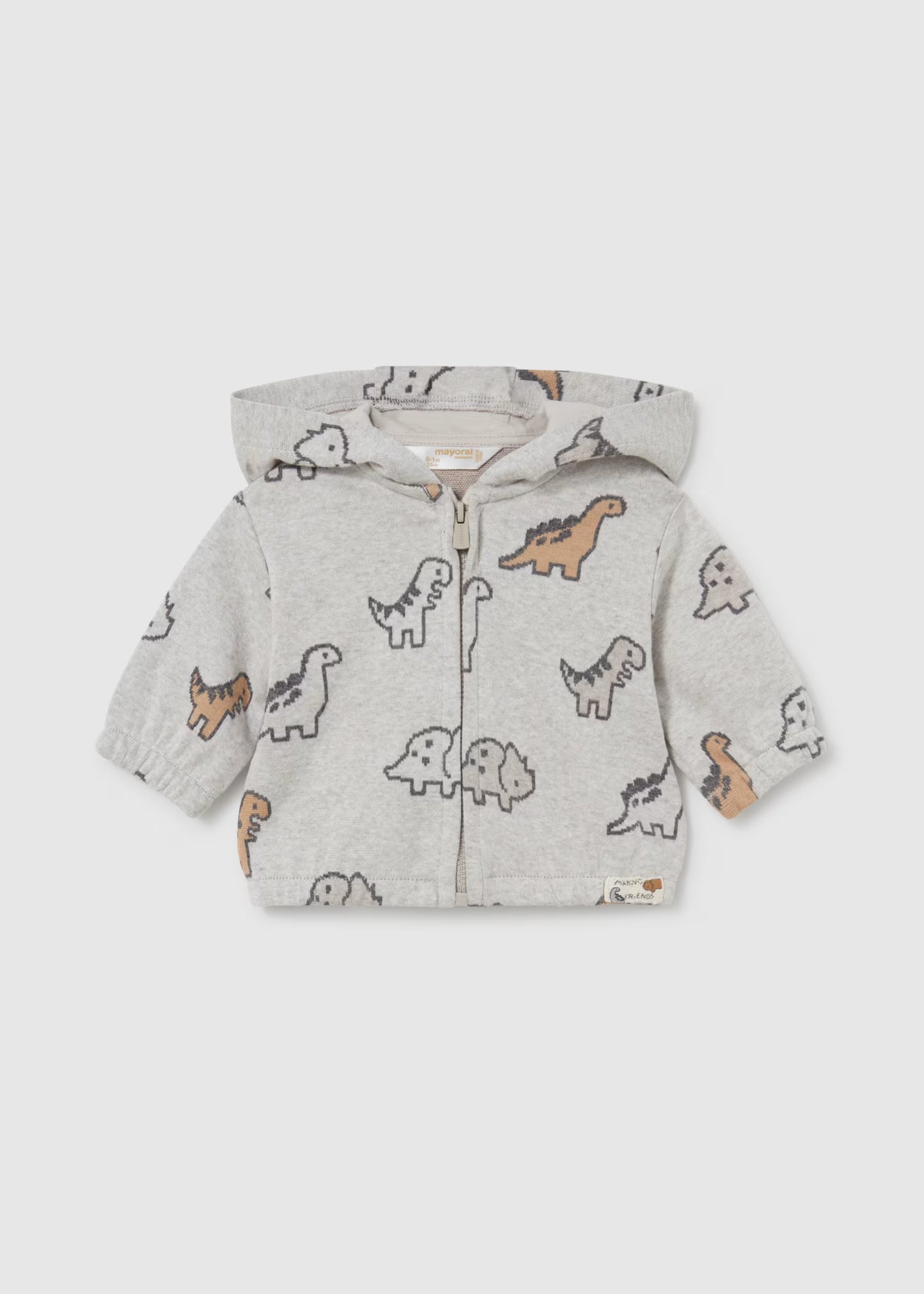 Conjunto de pants con playera dino recién nacido