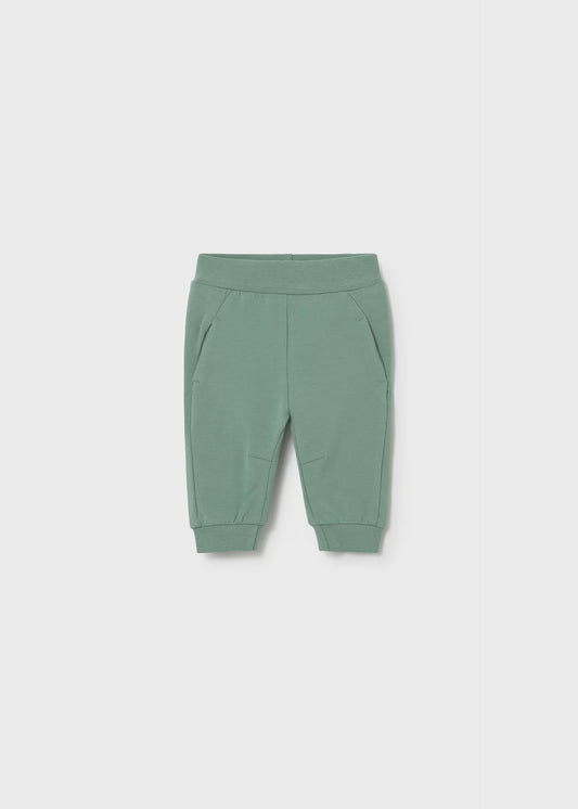 Conjunto pants verde con playera recién nacido