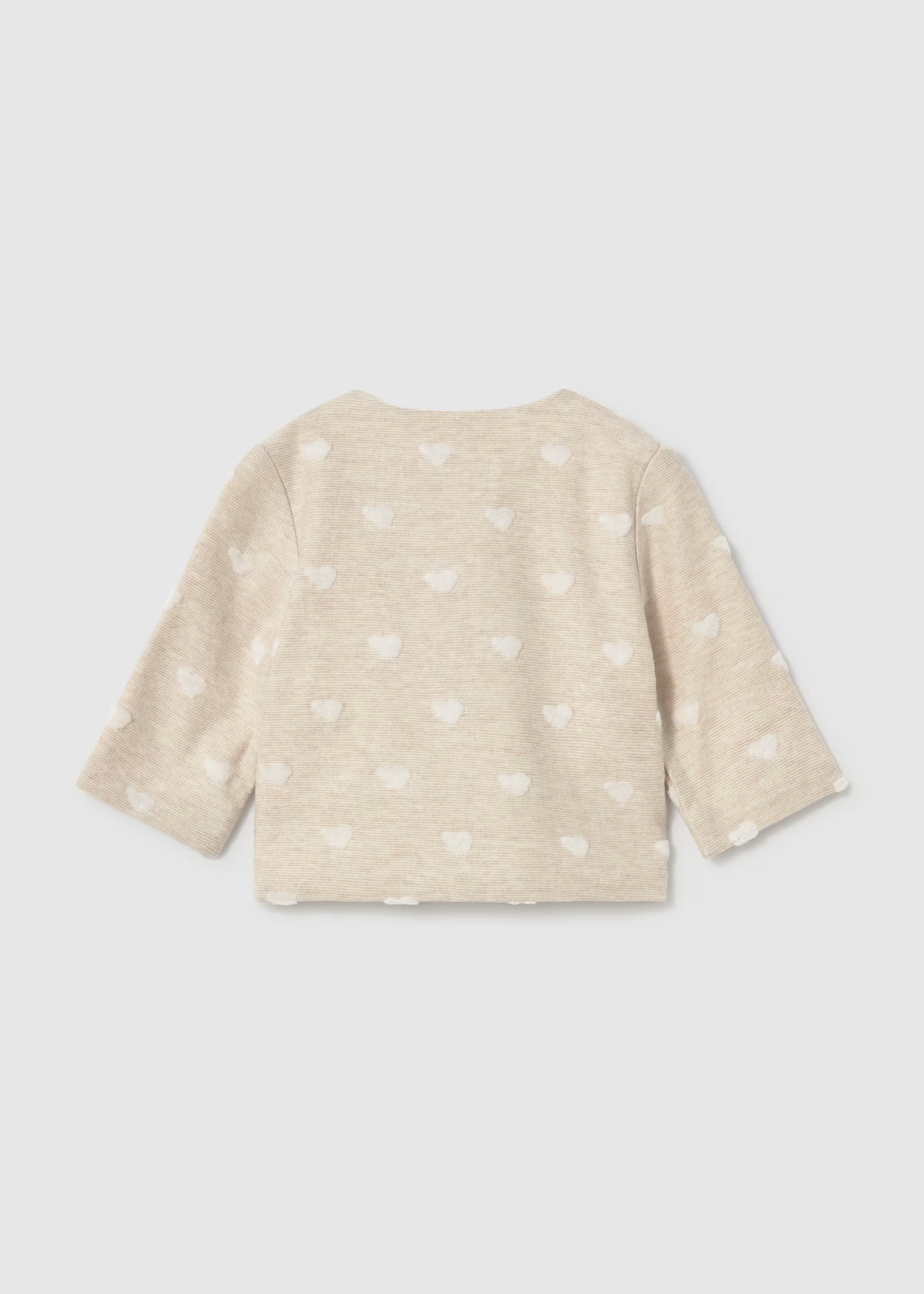 Conjunto peto con chamarra estampada recién nacido