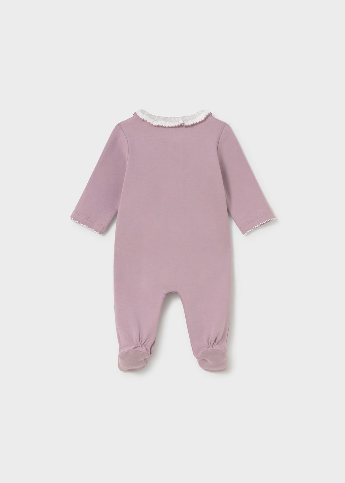 Pijama malva recién nacida