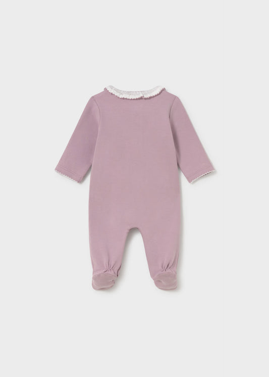 Pijama malva recién nacida